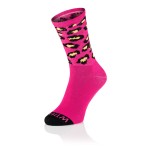 Różowe skarpetki kolarskie WINAAR CX CAT Pink